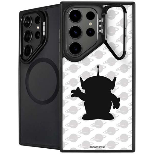 Disney Toy Story Alien Silhouette Galaxy S25 Ultra Kickstand Case